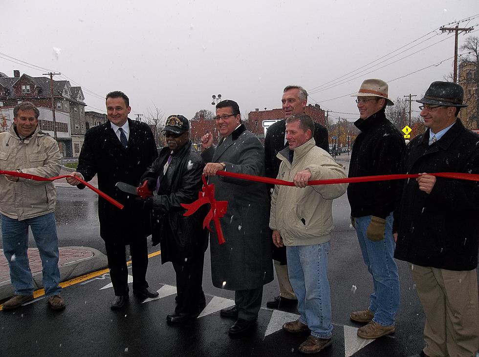 Ribbon Cutting Marks Near Completion Of Oneida Square Roundabout