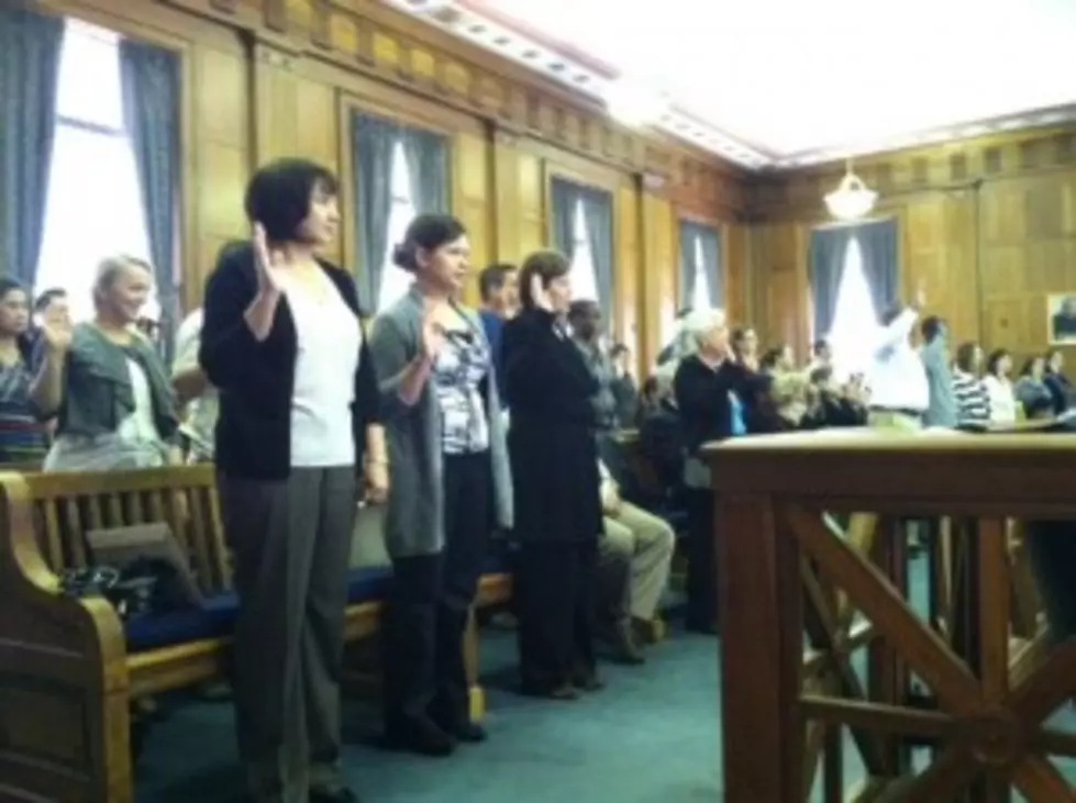Naturalization Ceremony Held Today