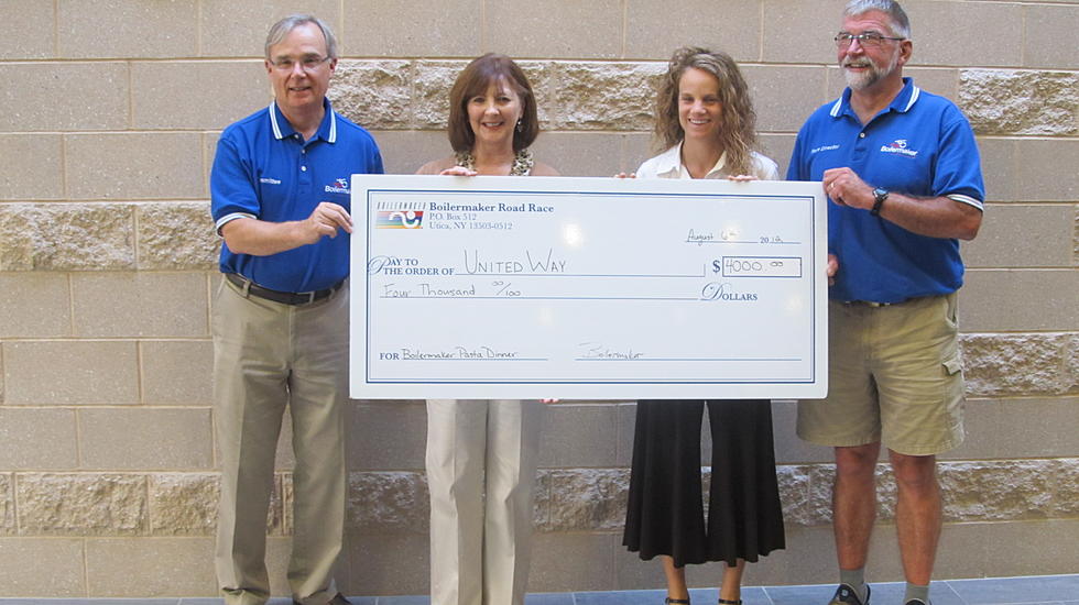 Boilermaker Pasta Dinner Check Presented To United Way