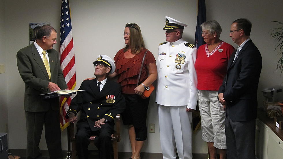 Hanna Honors WW II Vet With Help From Friend & Fellow Veteran