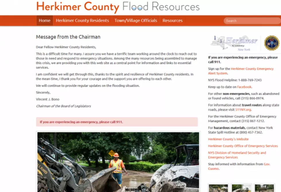 Herkimer County Announces Flood Website