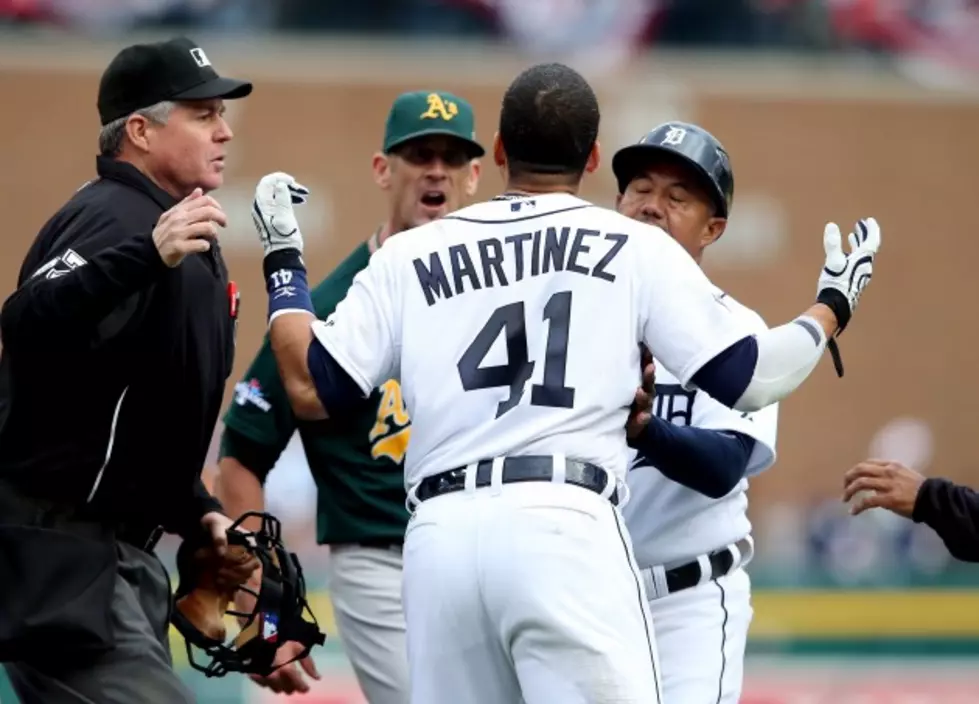 Benches Clear in A&#8217;s-Tigers ALDS Game 3: Near Brawl After Grant Balfour And Victor Martinez Exchange Words