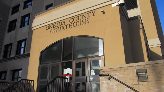 Car Crashes Into Oneida County Courthouse