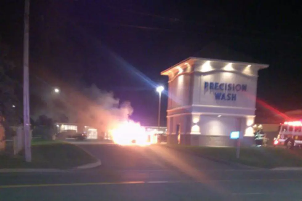 Car Bursts Into Flames In Washington Mills [PHOTOS]
