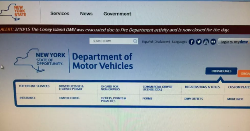 NYS DMV Website Ranked #2 In The Nation
