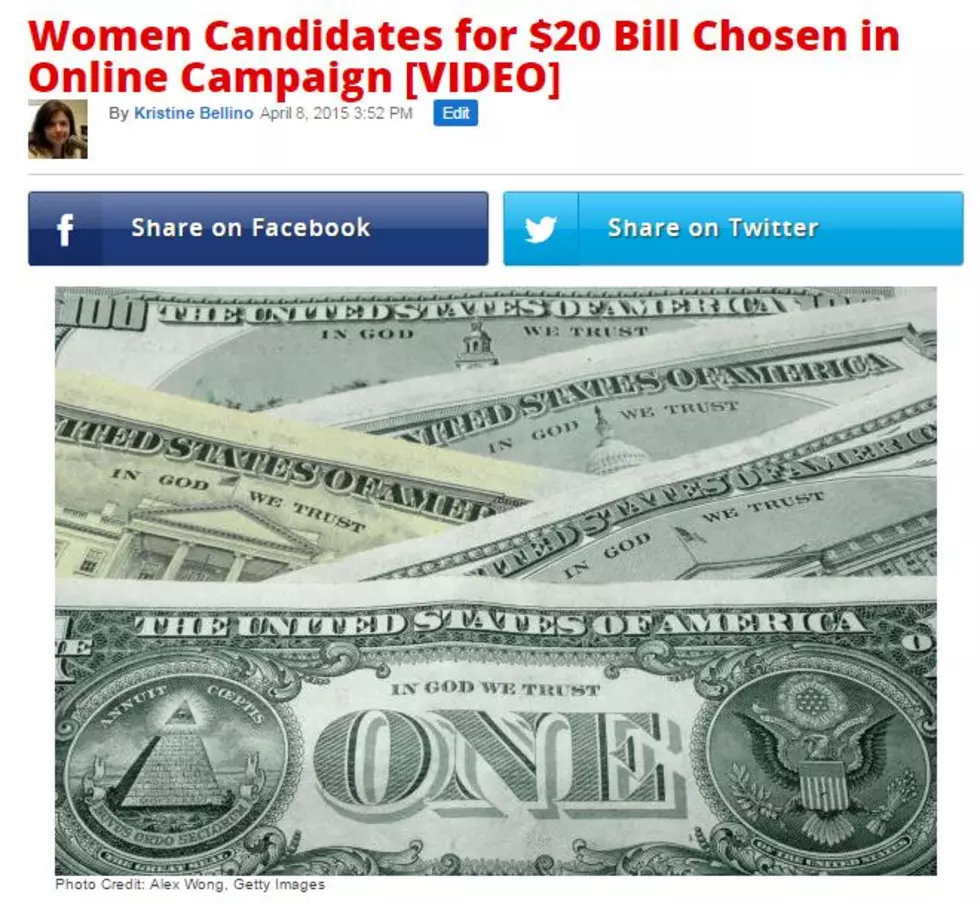 The Winner of the Women on 20&#8217;s Contest is&#8230;&#8230;.Harriet Tubman [VIDEO]