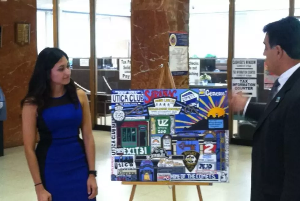 Painting Unveiled At Utica City Hall