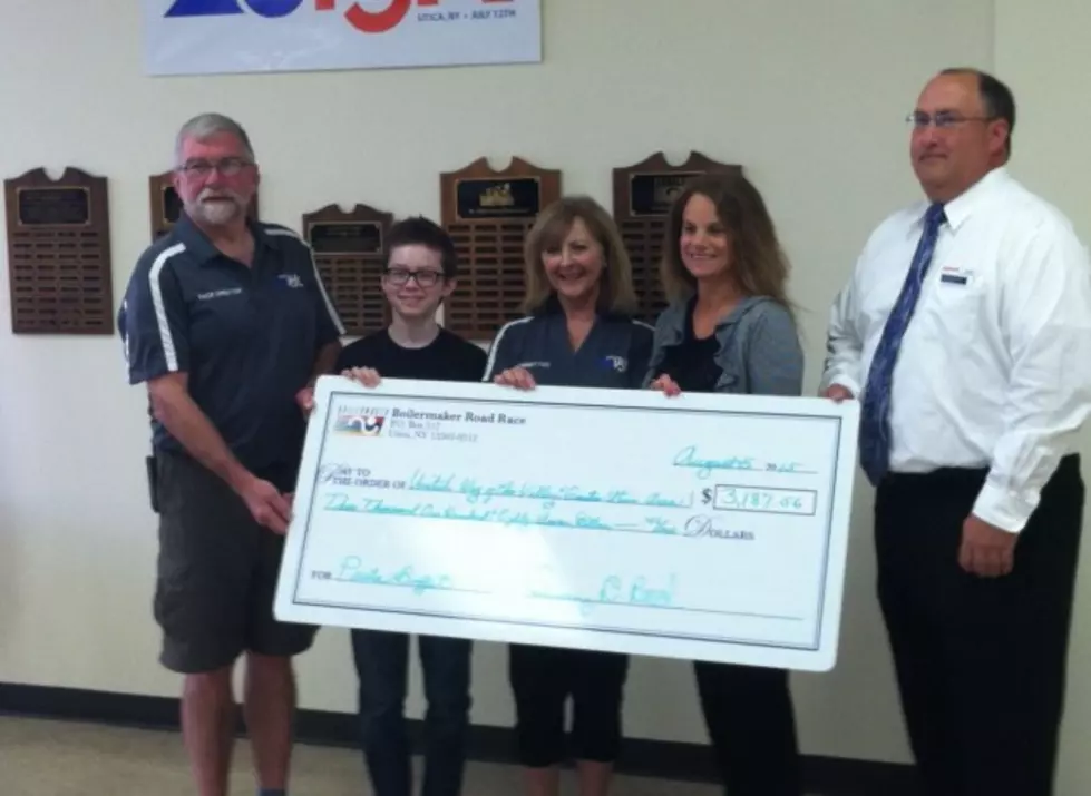 Boilermaker Presents Check To United Way