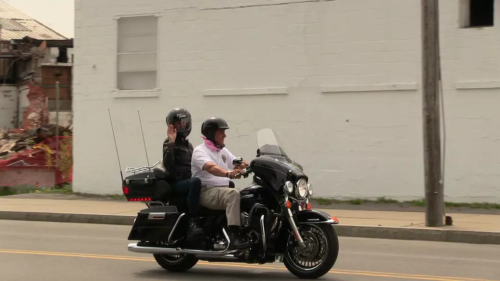 Govenor Cuomo's "Get Screened, No Excuses" motorcycle ride