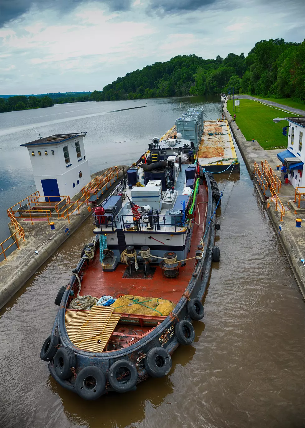 Transformers Travel Through Canals To Massena Hydro Project