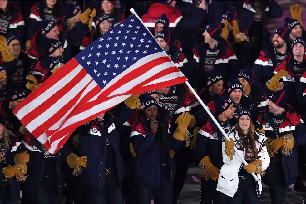 Erin Hamlin Leads USA At Winter Olympics Opening Ceremony