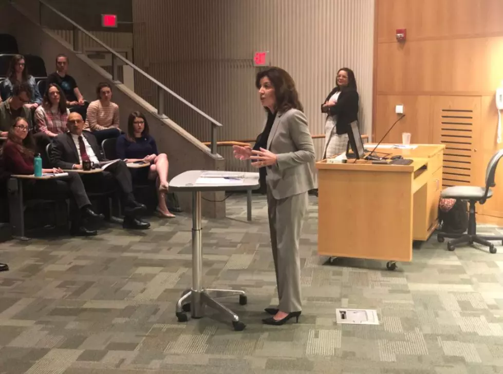 Hochul Promotes 2019 Women's Justice Agenda At Hamilton College