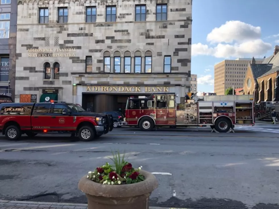 High Rise Fire Breaks Out At The Adirondack Bank Building
