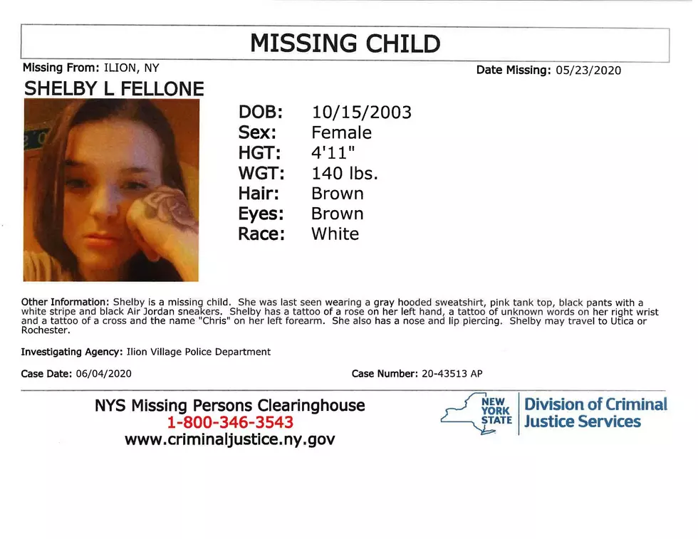 Ilion Police Looking For Missing Girl