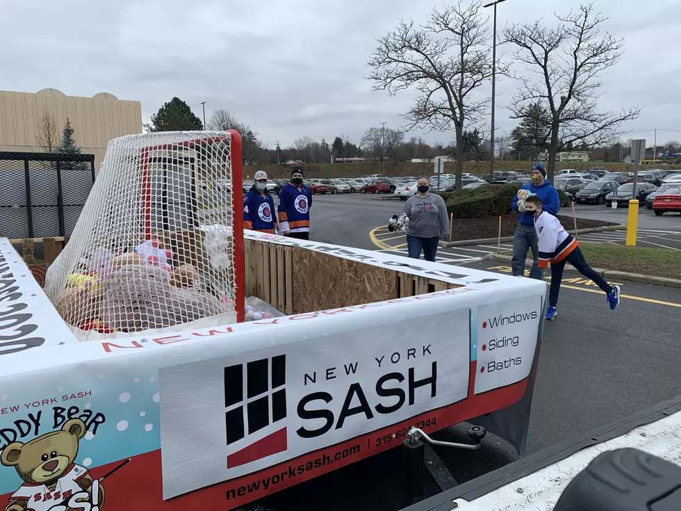 Mobile NY Sash Teddy Bear Toss Makes Final Stop At Babe's Today
