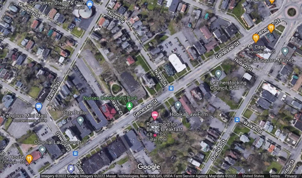 1400 Blocks on Genesee Street in Utica, New York via Google Maps (March 2022)