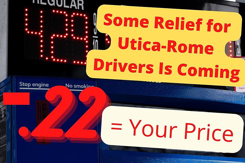 Utica-Rome Drivers About To Get Some Relief at Gas Pump