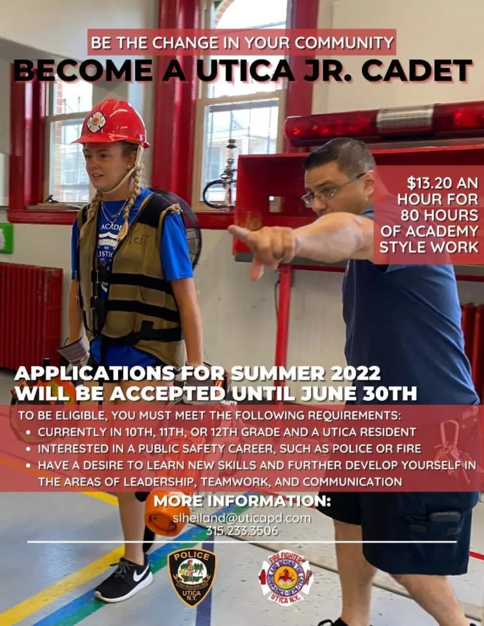 Utica Police and Fire Looking for Junior Cadets This Summer