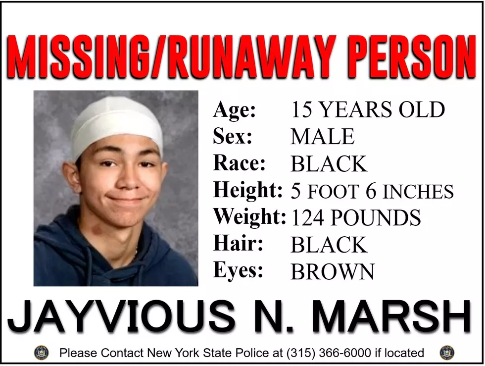 Norther NY Teen Missing, Possibly Ran Away; NYSP