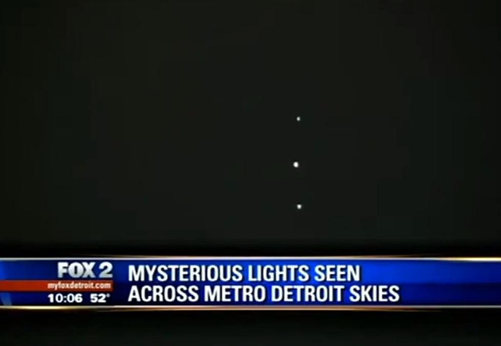 Was A UFO The Cause Of The Lights Over Detroit?- Strange Triangle Crafts Have Been Seen In The Skies
