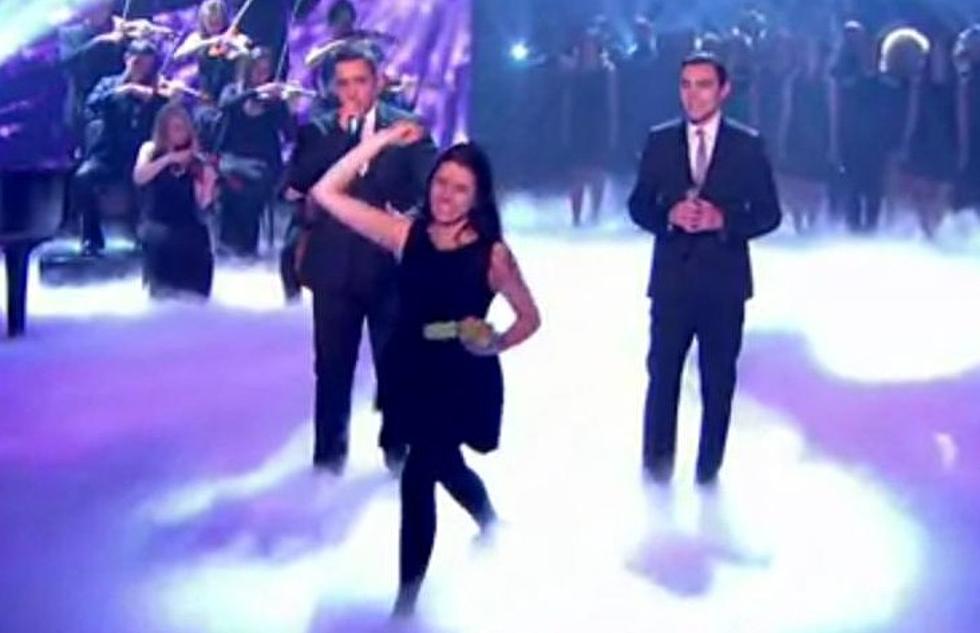 Watch Natalie Holt Egg Simon Cowell On Live TV For Britain’s Got Talent