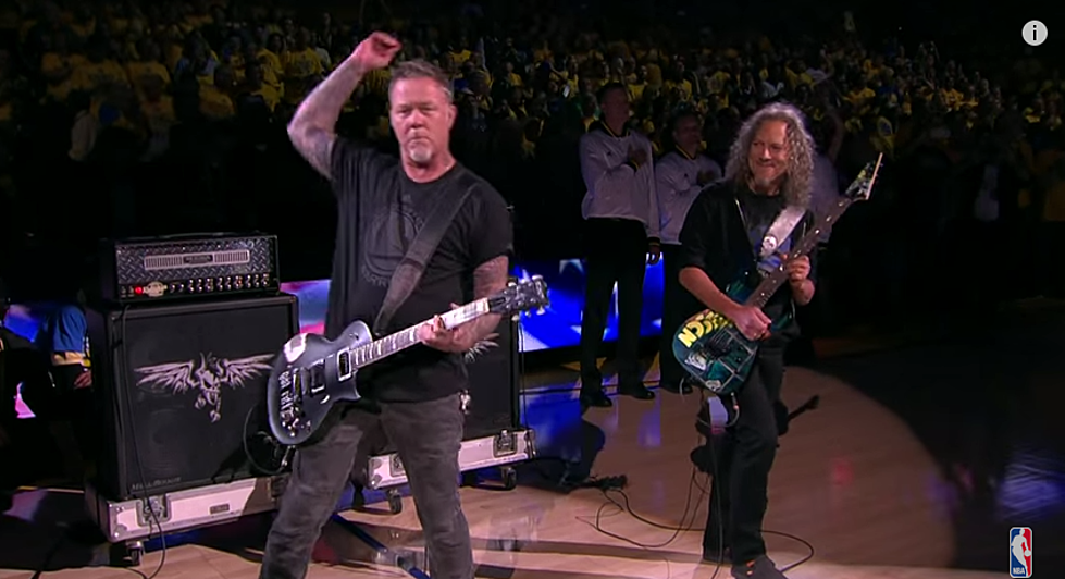 Watch Metallica Perform The National Anthem Before Game 5 In Oakland