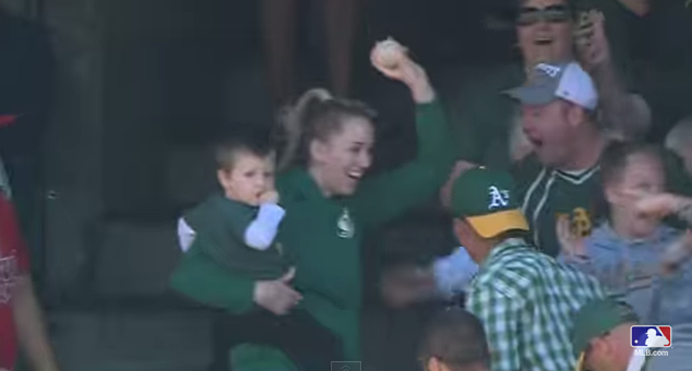 Ball Playing Mom Makes Perfect Father’s Day Catch