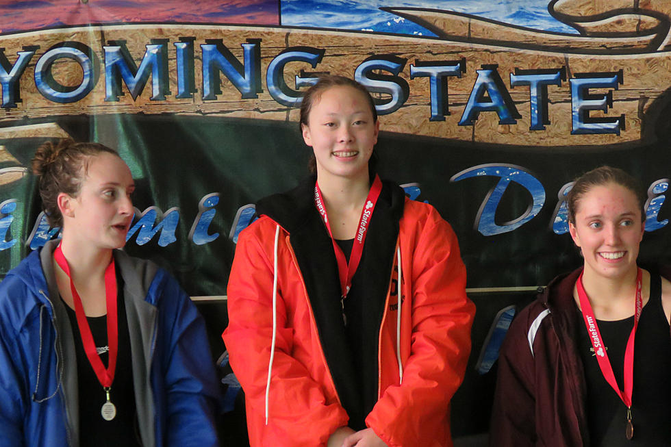 Abi Robinson-Kim Wins Two Events at the 4A State Swim Meet