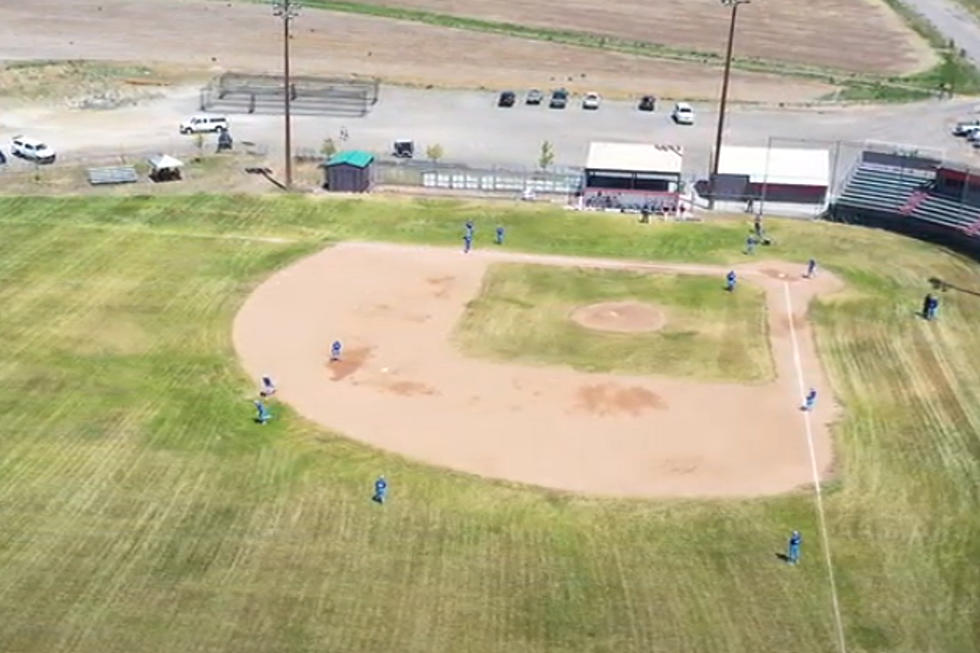 A Birdseye View Before a Legion Baseball Game [VIDEO]