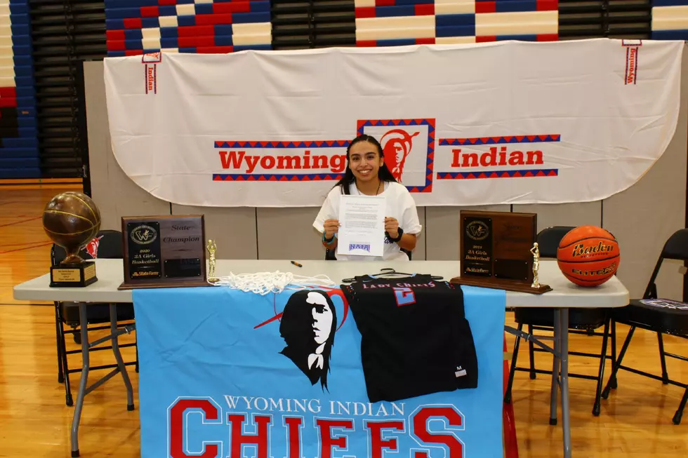 Wyoming Indian's Jaden Ferris Signs to Play Hoops in College