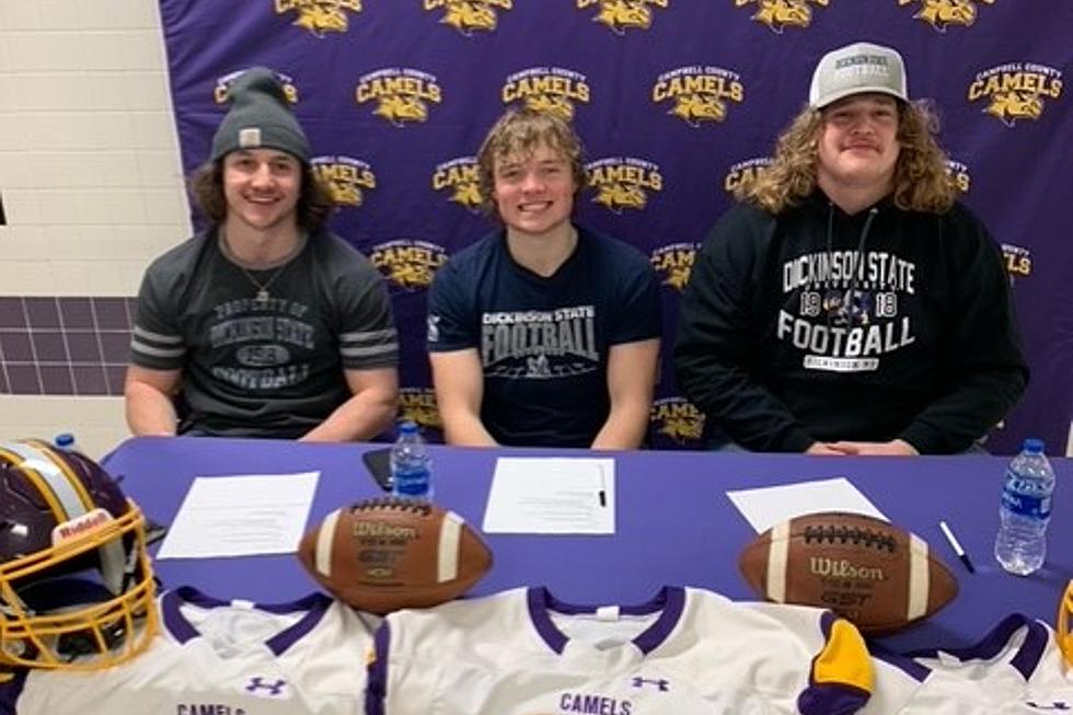 Trio of Campbell County Football Players Sign with Dickinson St.