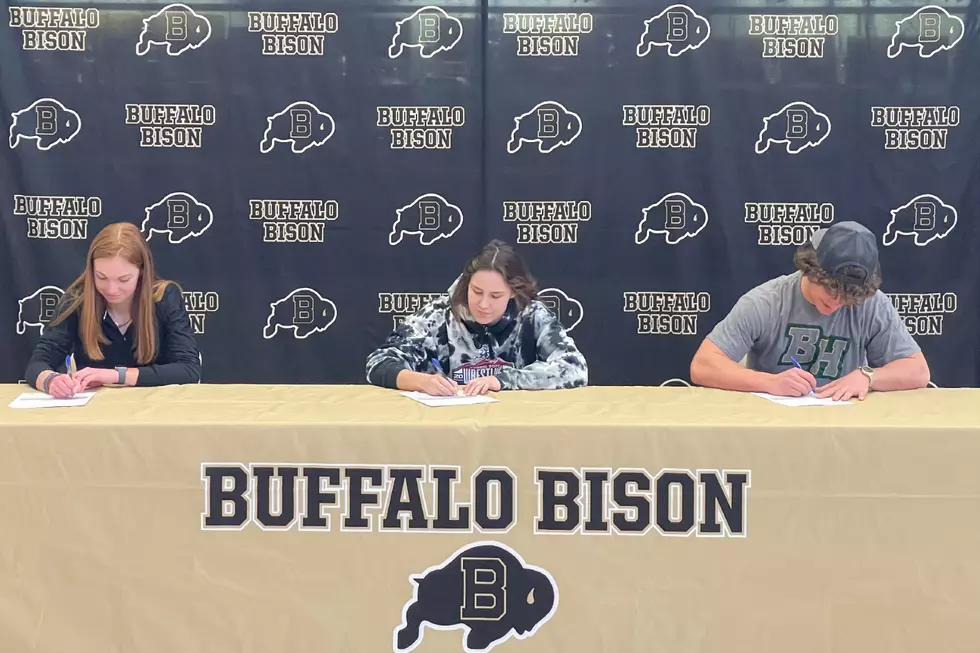 Buffalo's Verplancke, Peters, and Bell Sign for College
