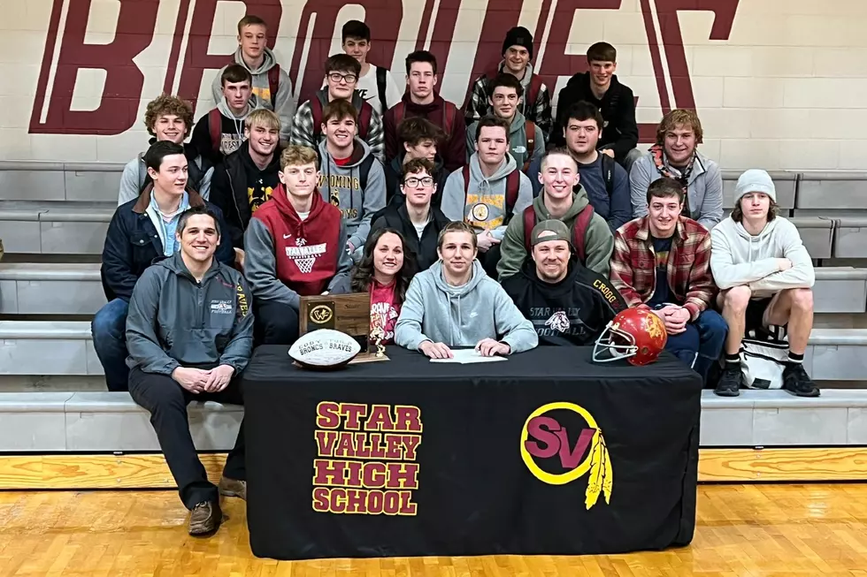 Star Valley's Wyatt Crogg Signs With Chadron State for Football