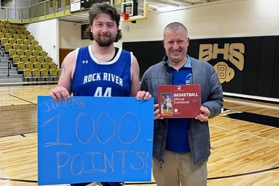 Rock River's Johnny Moore Got to 1000 Points in His Senior Year