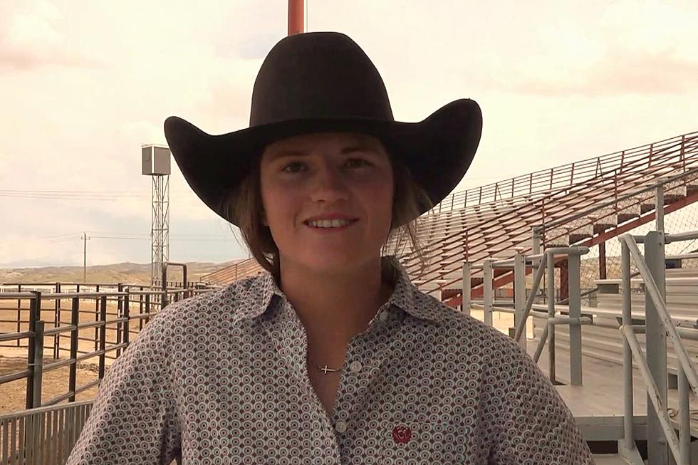 Wright’s Caitlin Moore Wins State Title in Rodeo Pole Bending
