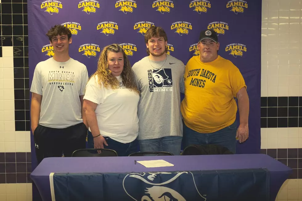 Wyatt Herther of Campbell County Inks with SD School of Mines