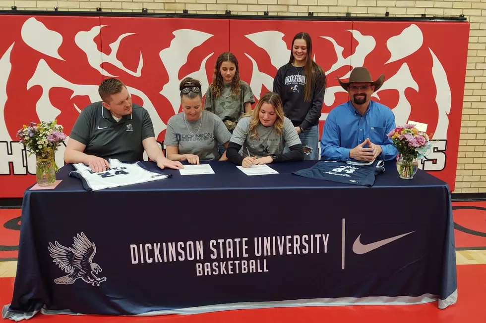 Rachel Krein of Lusk Signs With Dickinson St. for Basketball