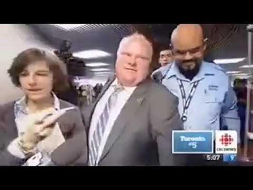 Toronto Mayor Rob Ford Walks Face First Into Television Camera [FBHW]