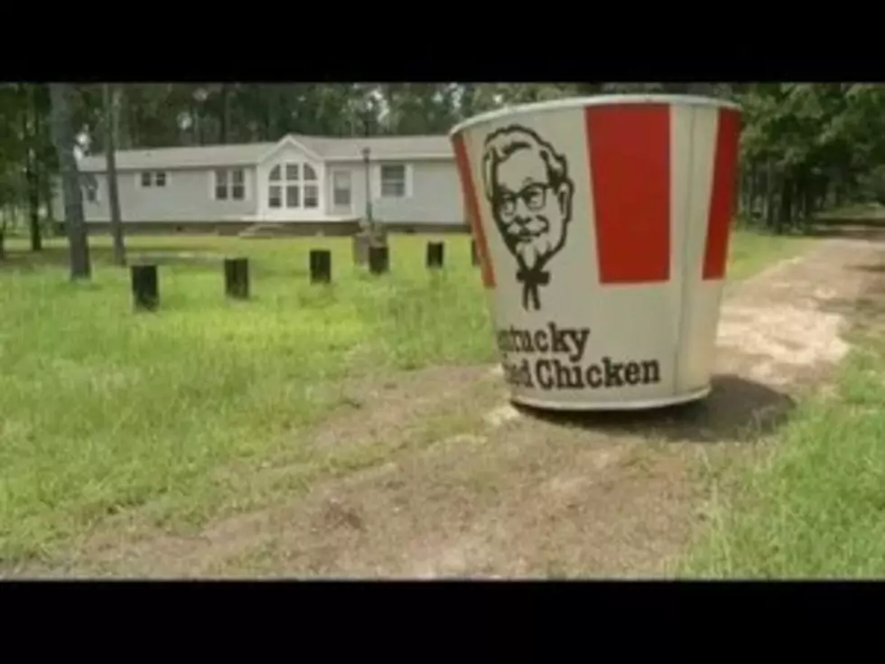 Giant KFC Bucket Shows Up In Woman&#8217;s Front Yard [FBHW]