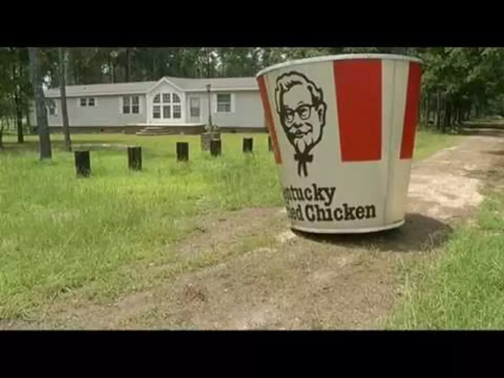 Giant KFC Bucket Shows Up In Woman’s Front Yard [FBHW]