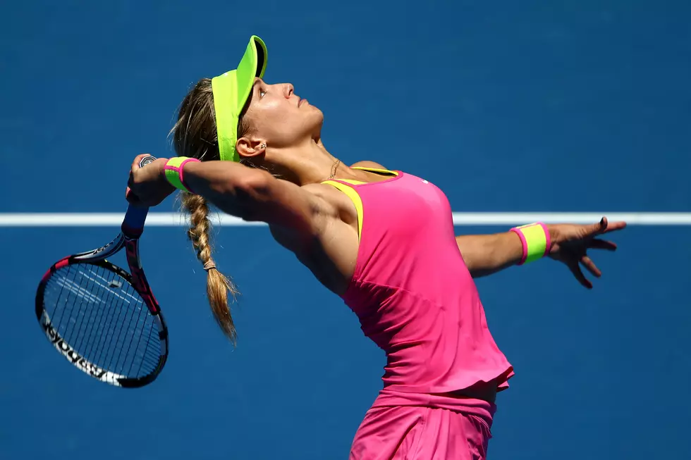 Pro Tennis Player Eugenie Bouchard Asked to Twirl In Very Awkward Manner [Video]