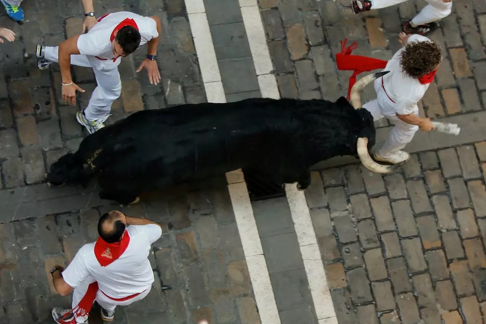 20-Year-Old American Gored while Running with the Bulls [Video]