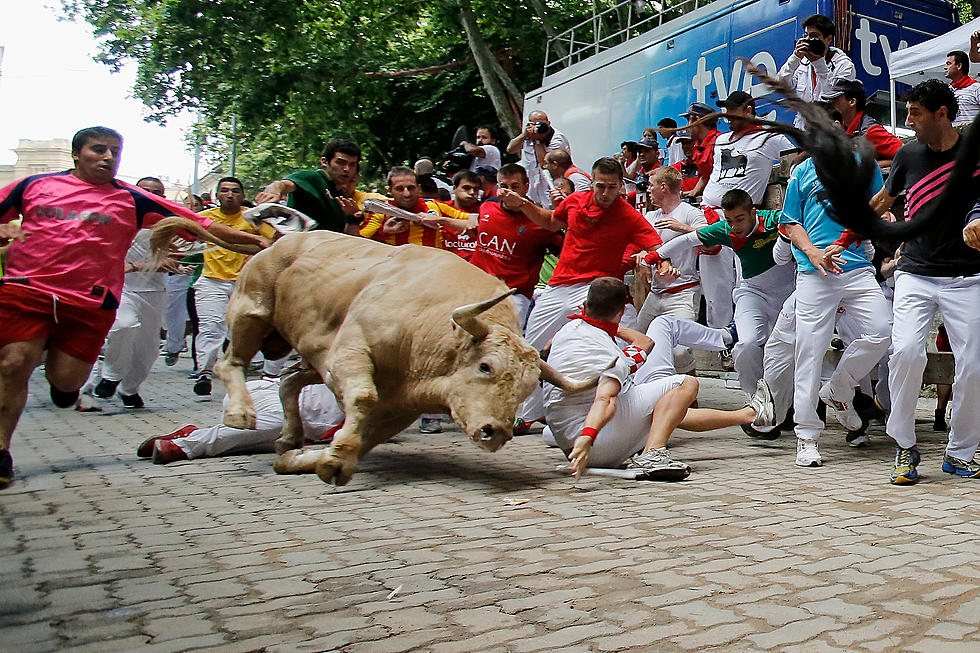 Free Beer & Hot Wings Flashback: Producer Joe and Steve Run with the Bulls In Pamplona, Spain [Videos]