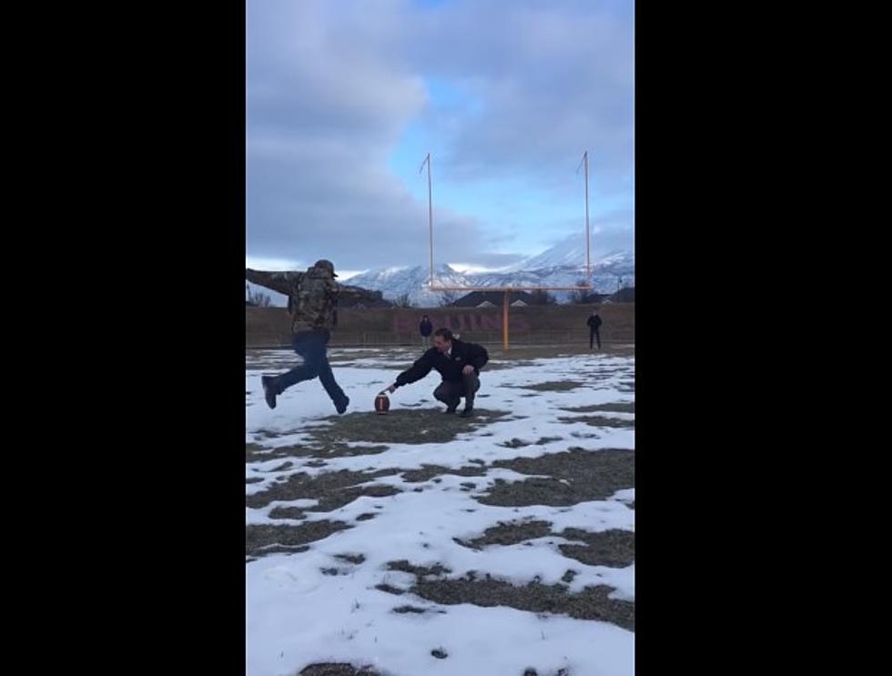 Trent the Mechanic Boots a 27-Yard Field Goal [Video]