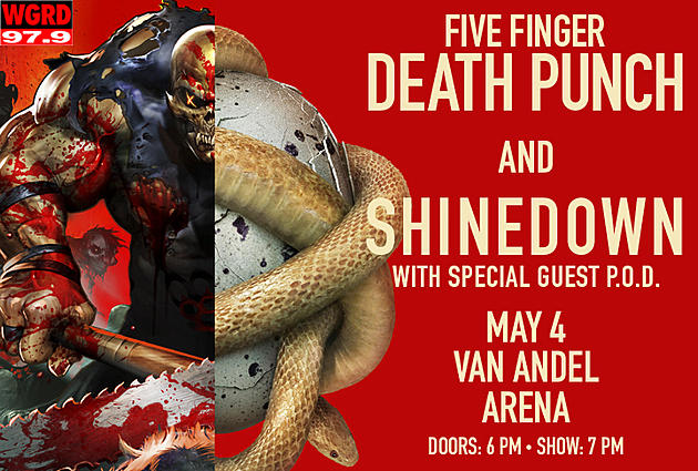 Five Finger Death Punch and Shinedown are Coming to the Van Andel in May