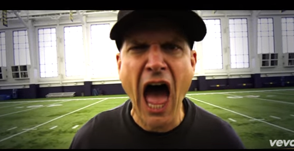 Jim Harbaugh Appears in Rap Video Hyping U-M Football