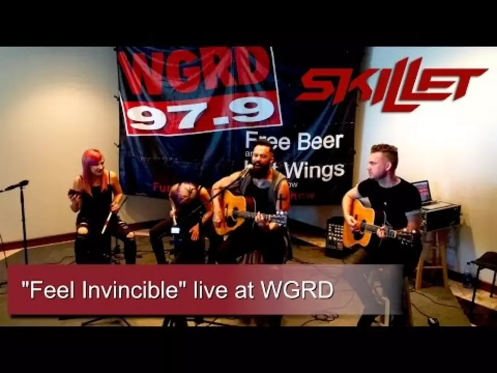 Check Out Skillet’s Acoustic Performance of “Feel Invincinble” live at WGRD