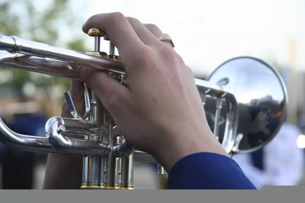 Traveling Trumpeter Plays ‘Pomp and Circumstance’ For High School Graduates
