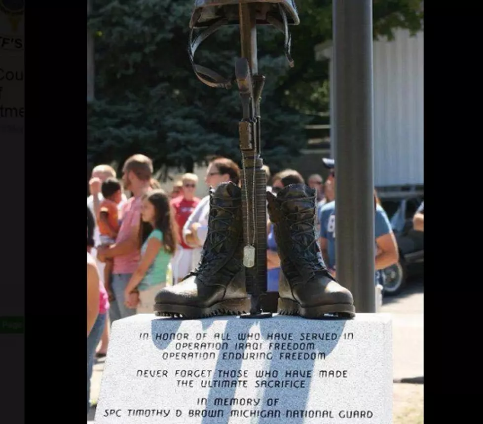 Memorial of Fallen Cedar Springs Soldier Vandalized [VIDEO]