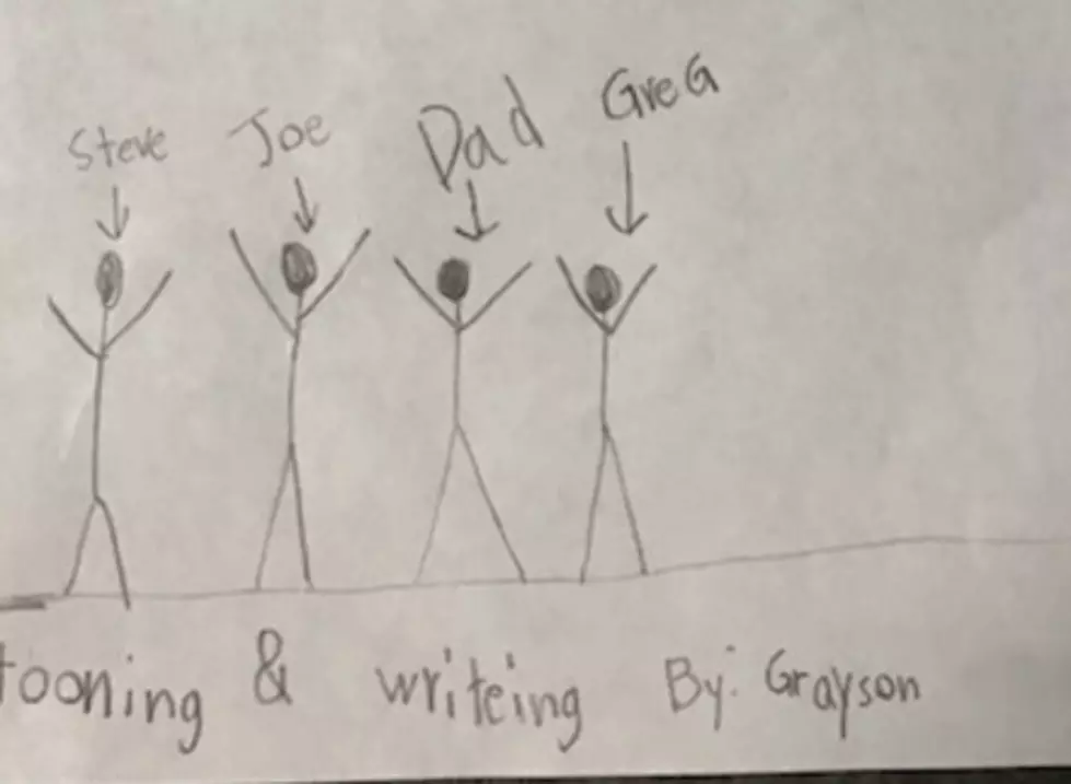Hot Wings’ Son Grayson Drew a Picture of the Radio Show